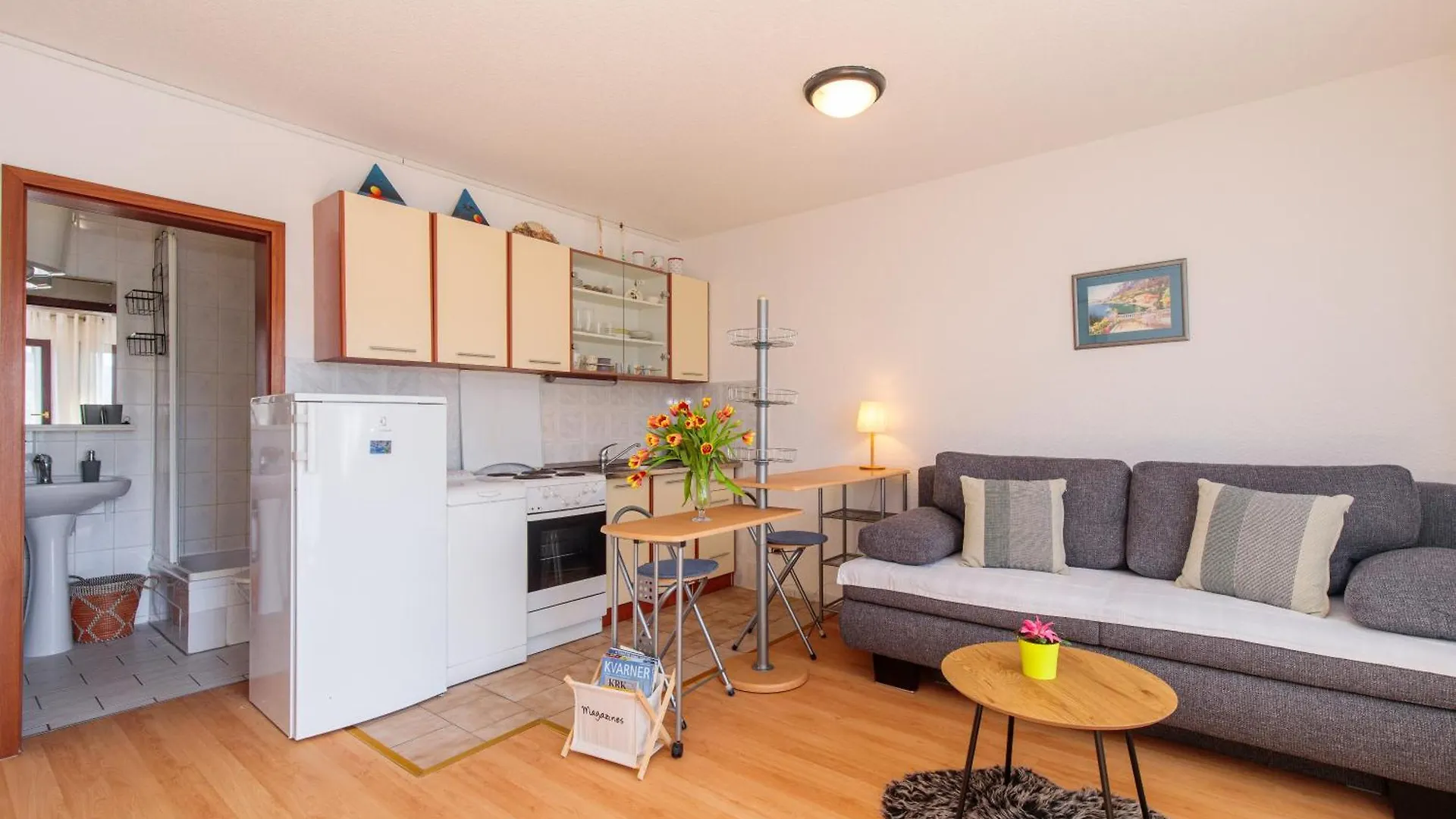 Apartment Studio Donatello Great Location! Krk Town Croatia